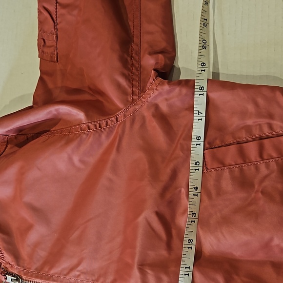 Gap Pink Nylon Bomber Jacket Pink Size S - Picture 11 of 12